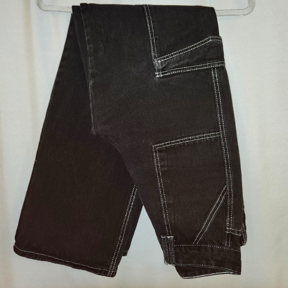 Black Cargo Denim jeans